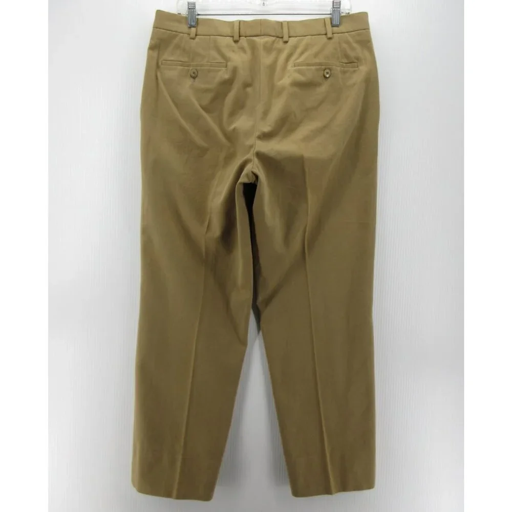 Ermenegildo Zegna Pants 36X29 Tan Soft Chino Khakis Trousers Italy 52